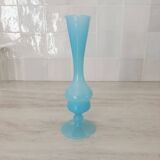 Soliflore / Vase in blue opaline glass, Florentine art