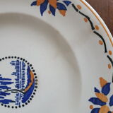 Set of 3 longwy plates