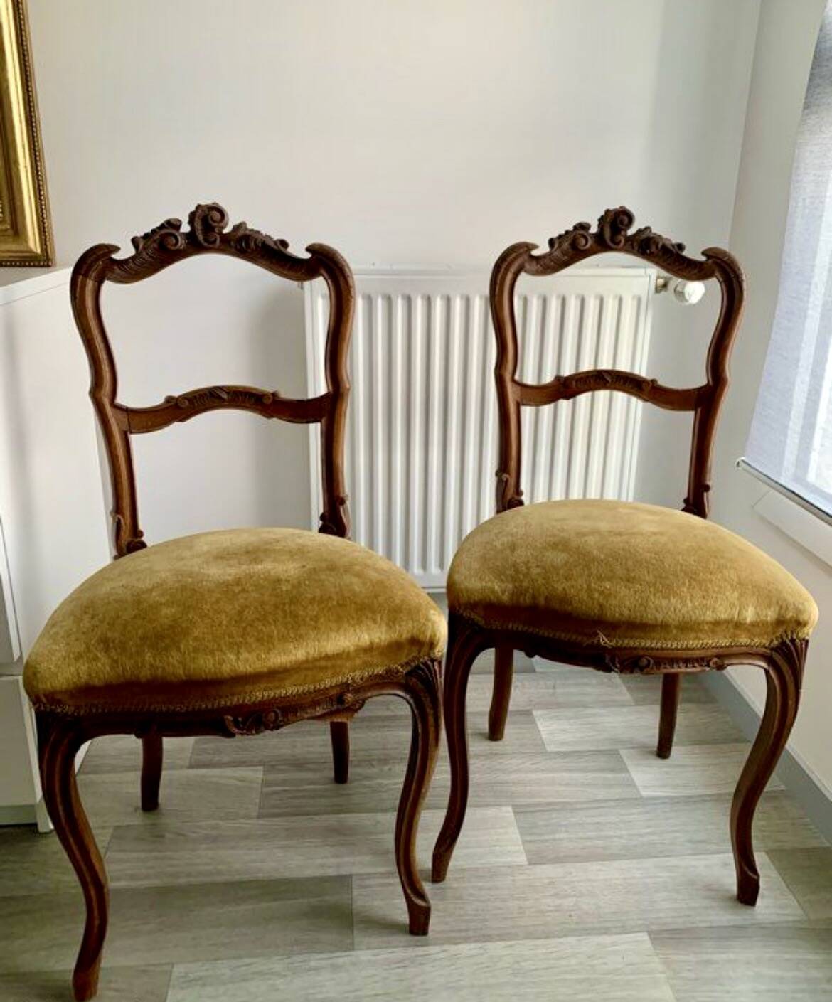 2 Vintage Louis XV Style Chairs