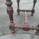 Small antique writing table in Louis XIII style made of oak.