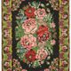 Handwoven Vintage Bessarabian Black Kilim 218 cm x 387 cm - 23259
