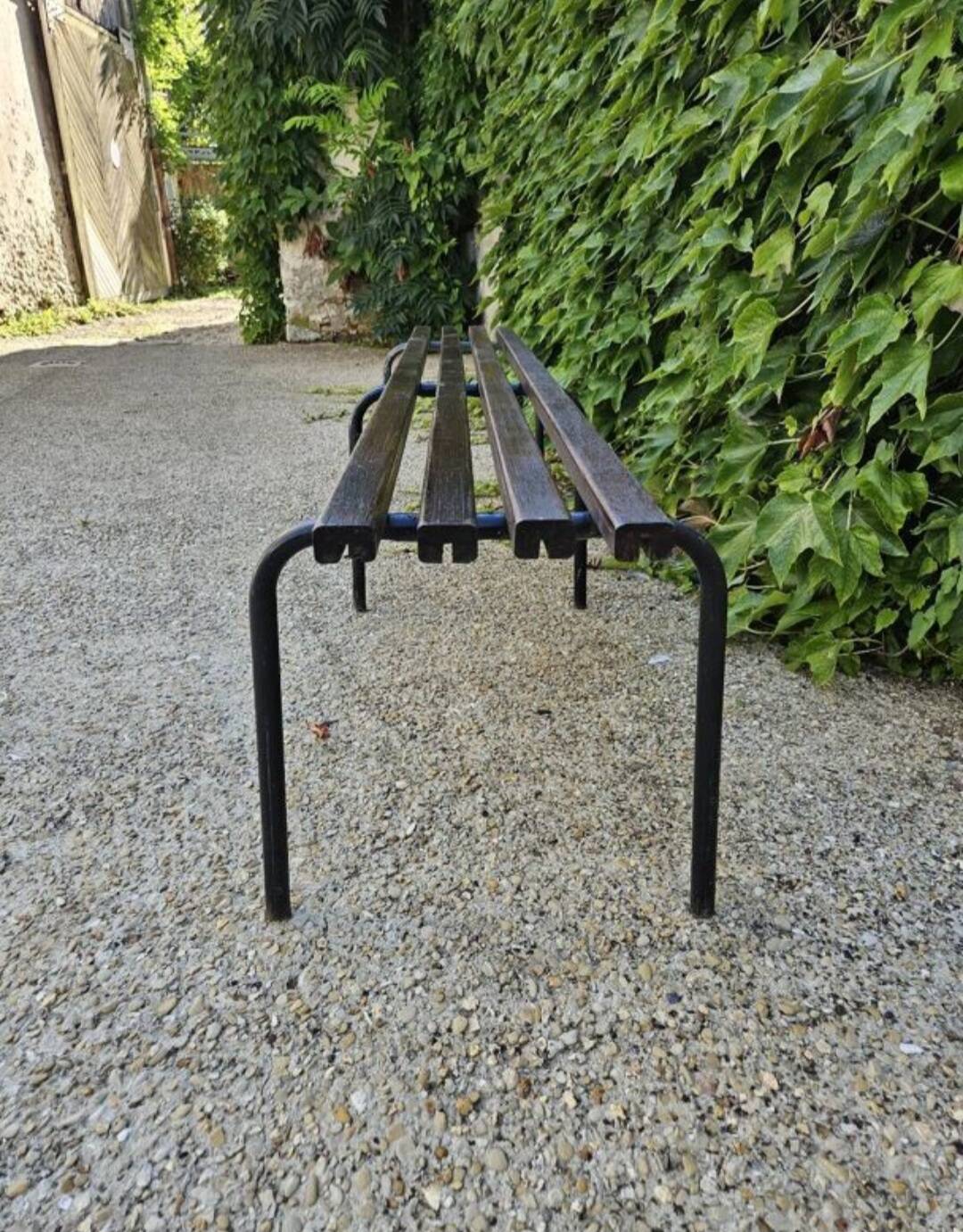 Vintage school bench