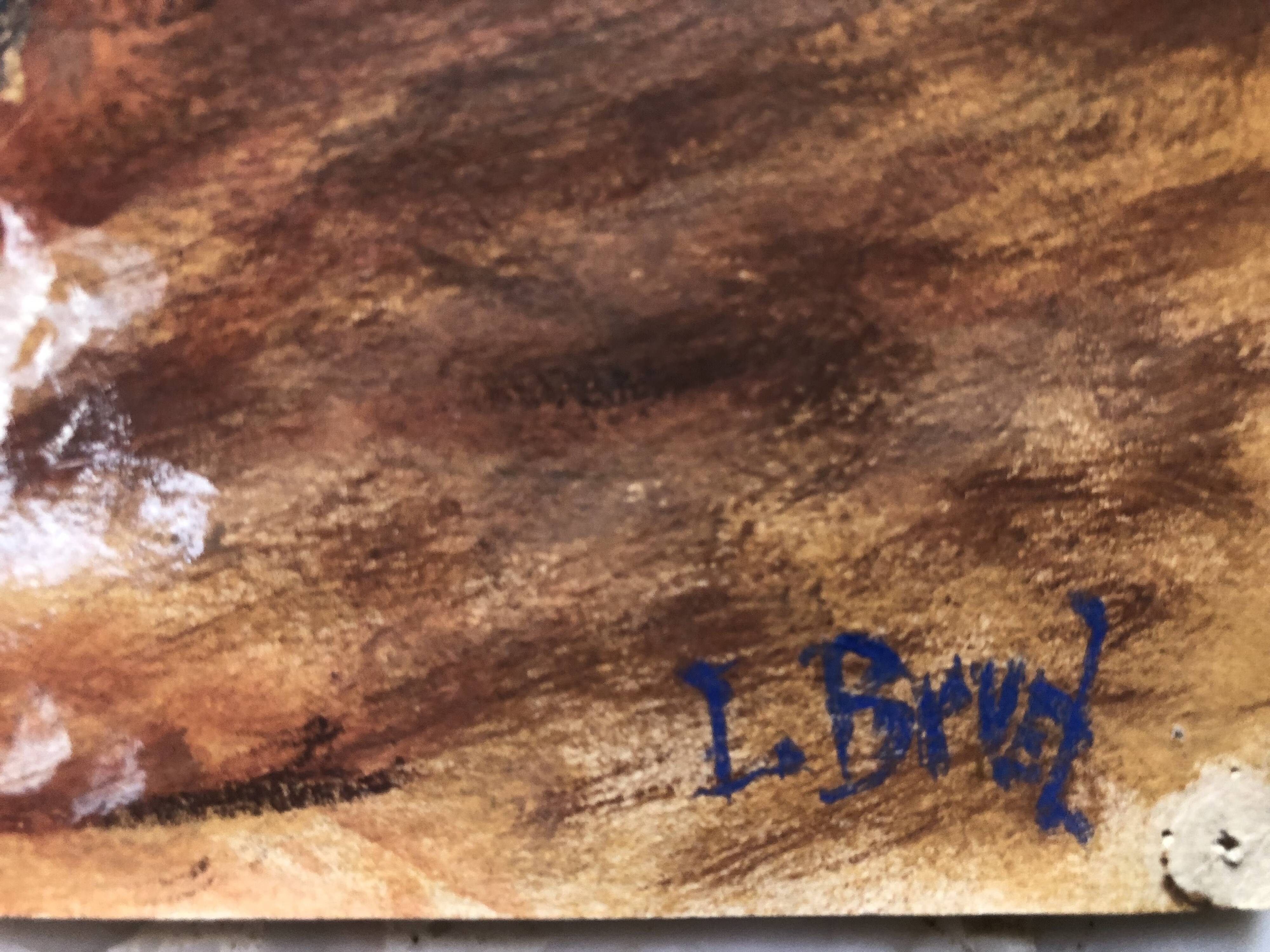 Set of 4 watercolors 1920 cannes, l. bruel, le suquet la corniche island st honorat bay alpes maritimes 06