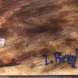 Set of 4 watercolors 1920 cannes, l. bruel, le suquet la corniche island st honorat bay alpes maritimes 06