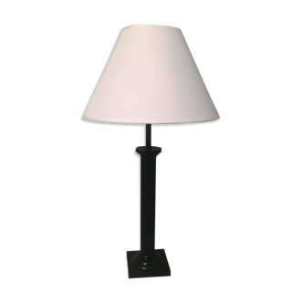 BLACK LAQUEE STRIEE COLUMN LAMP