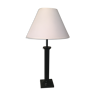 BLACK LAQUEE STRIEE COLUMN LAMP