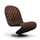 System 1-2-3 lounge chair by Verner Panton for Fritz Hansen, 1973
