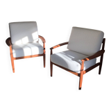 Armchairs by Grete Jalk for France & Søn, 1960S, set of 2