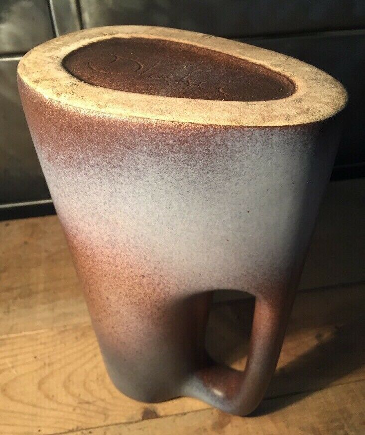 Ceramic pitcher signed Stocker 60s