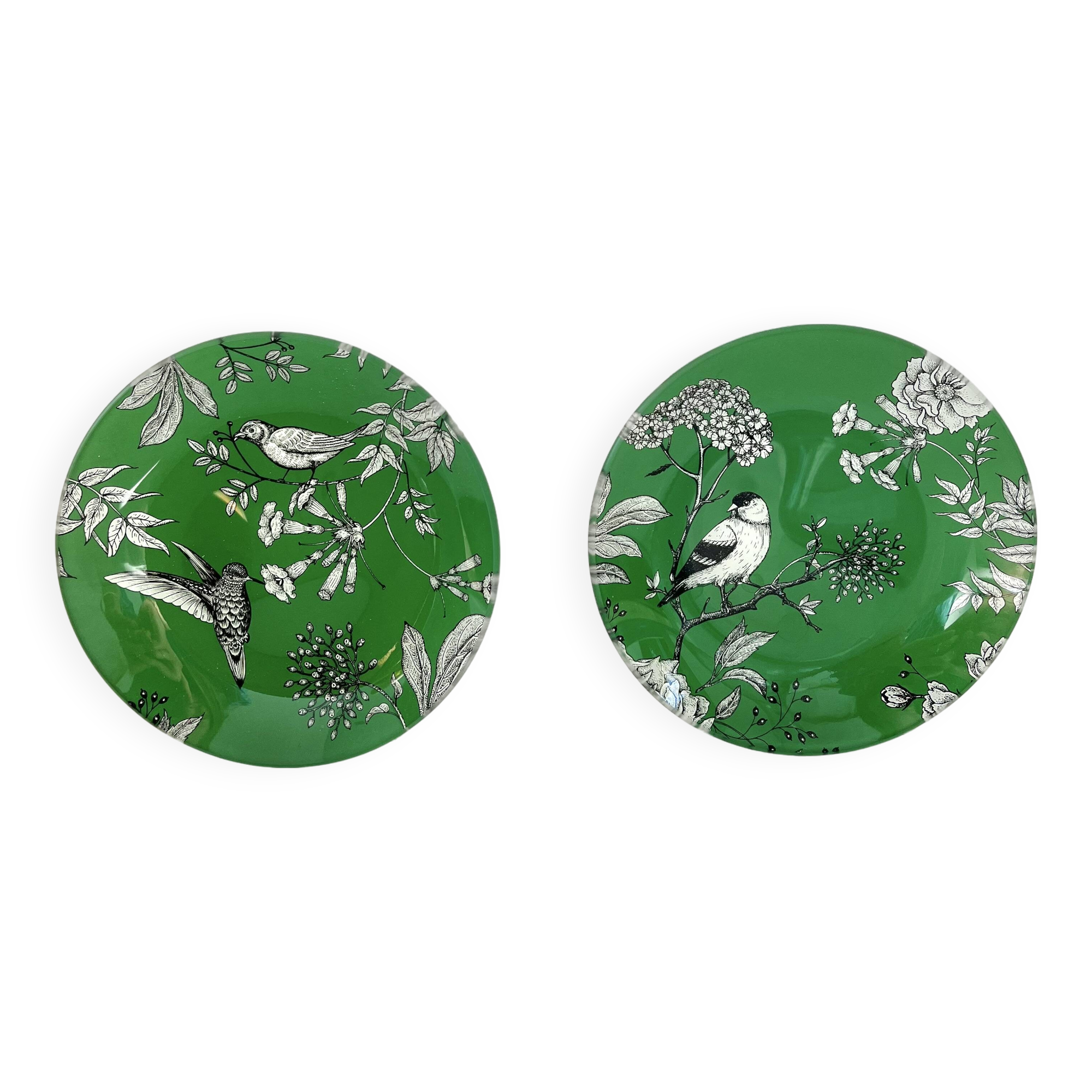 Bird decoration plates
