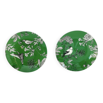 Bird decoration plates