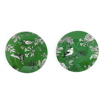 Bird decoration plates