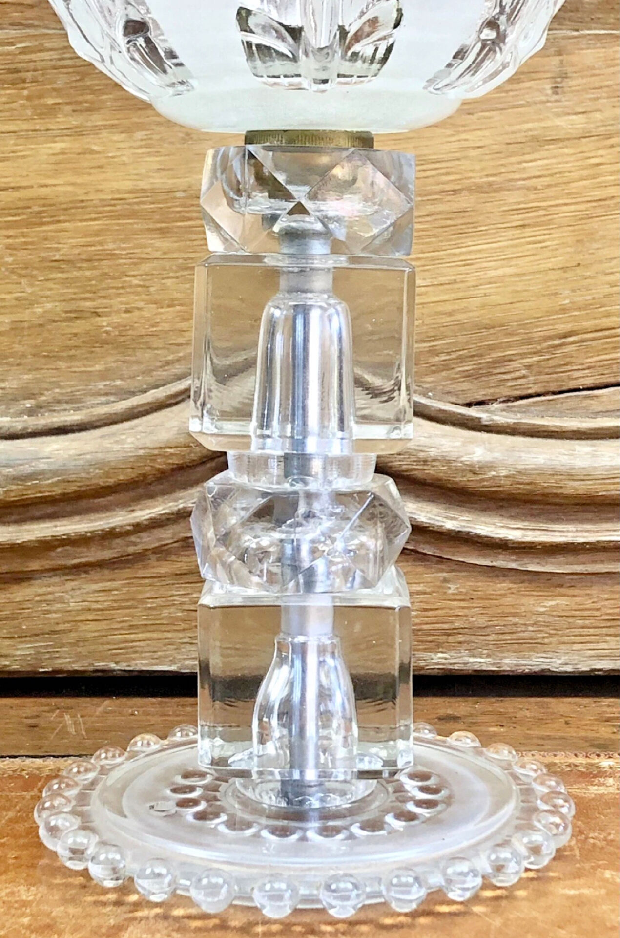Vintage Art Deco lamp 1930 Modernist Jacques Adnet basin Ezan