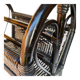 Porte revue rotin vintage