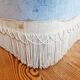 Blue chest pouf