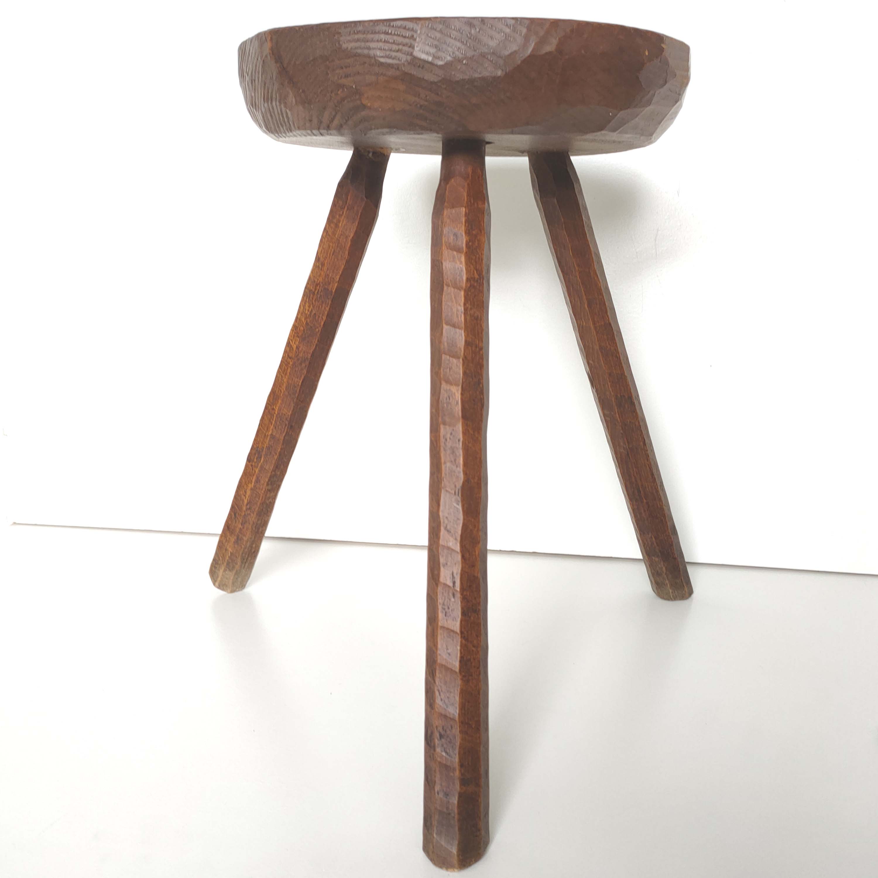 Wood tripod stool
