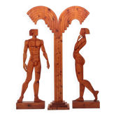 Giorgio Rastelli “Adam and Eve Under the Palm Tree” from the Safari Series