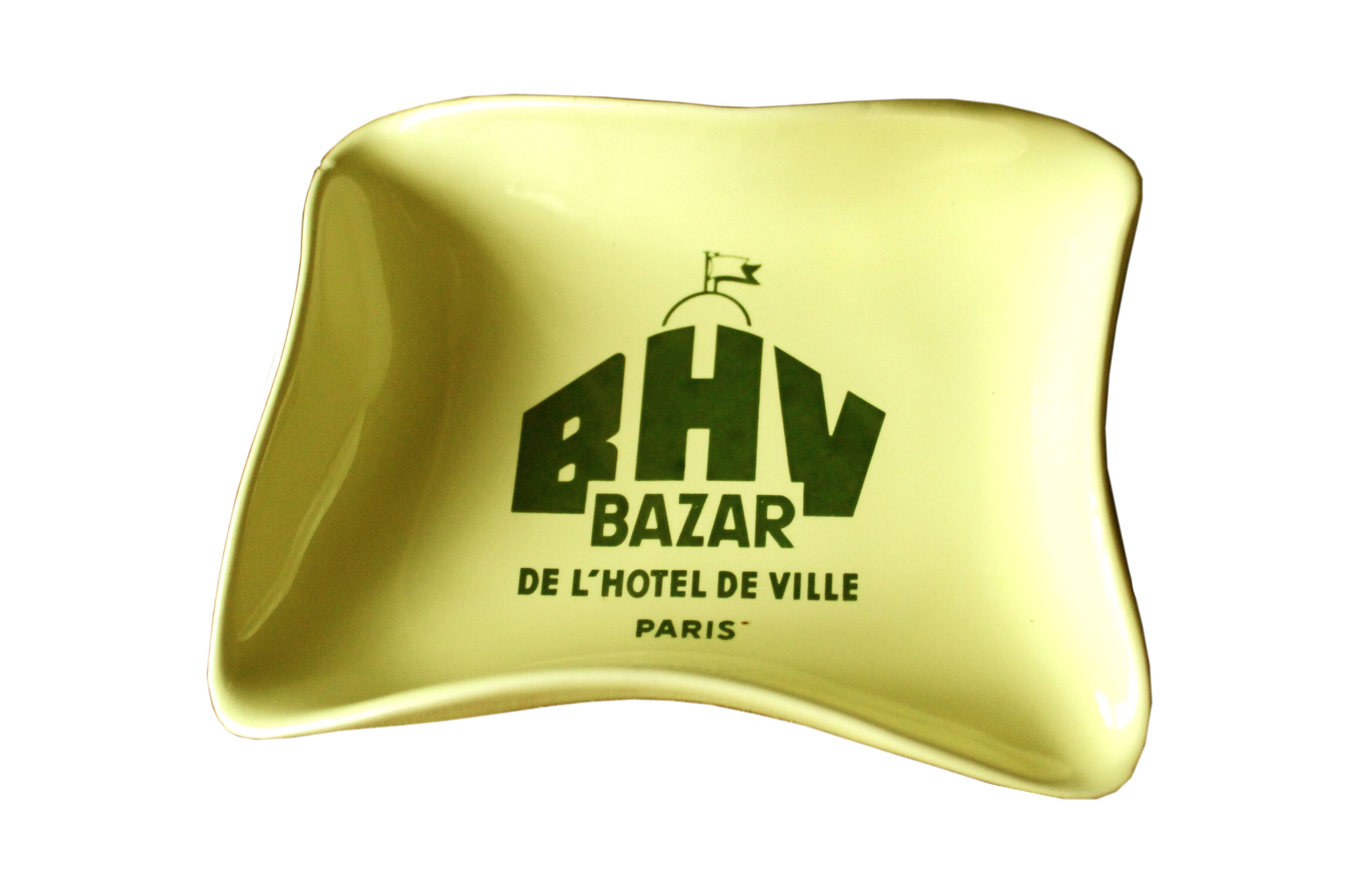 Ceramic BHV advertising ashtray