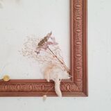 Antique carved wooden frame 64 x 54