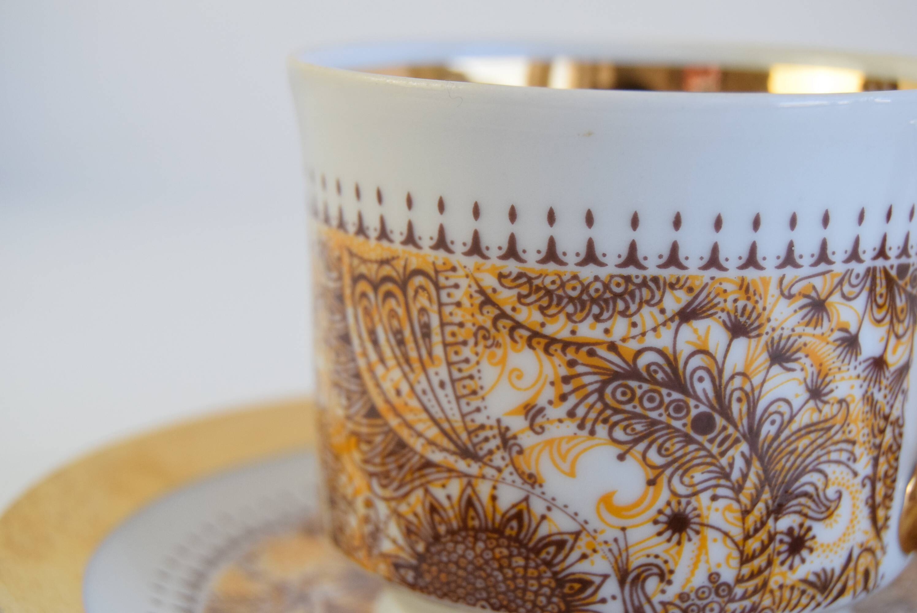 Set of six Cups and Saucers by Epiag 1950