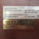 Spirit of st Louis - Select 100 matic - collector's edition - Radio