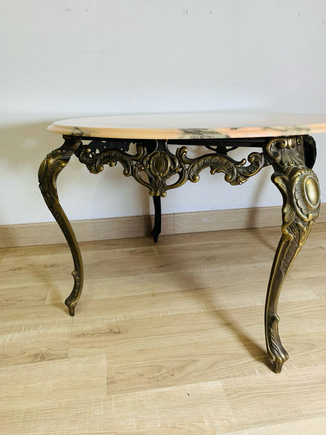 70's marble coffee table