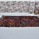 Ousha Tribal Vintage Pompom Rug sku 3081