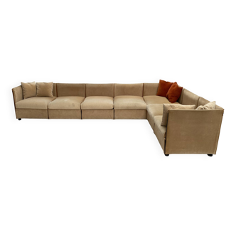 Large "Landeau" Modular Sofa by Mario Bellini for Cassina, 1970's