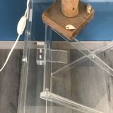 Plexiglass side table / server