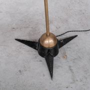Robert Mathieu French Brass Adjustable Mid-Century Floor Lamp