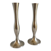 Paire de soliflores/ bougeoirs vintage Damart