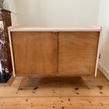 Vintage beige/rosé chest of drawers (farrow & ball)