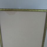 Vintage brass wall frame