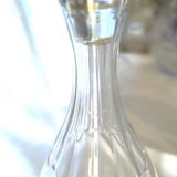 Large crystal carafe with a beautiful pointed stopper