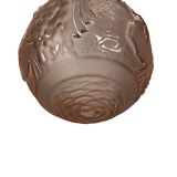 Frans Art Deco Hanglamp Van Muller Freres Luneville, 1930s