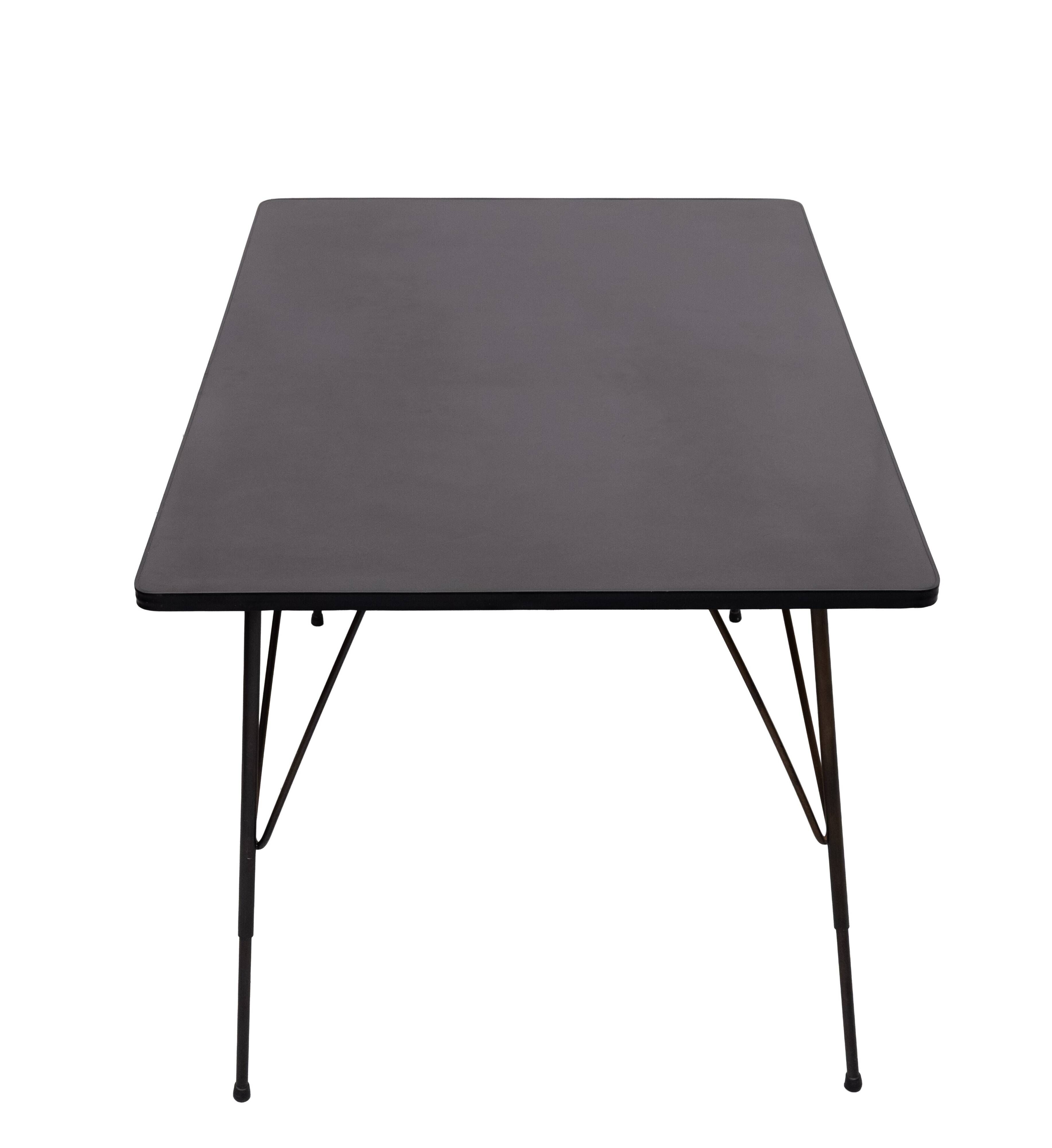 1950s Adjustable dining / coffee table by Rudolf Wolf for Elsrijk, Holland