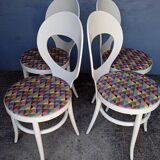 Baumann 4 chairs seagull vintage design
