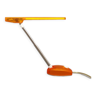 1990s Orange Table Lamp "Microlight" by Ernesto Gismondi for Artemide. Made in Italy