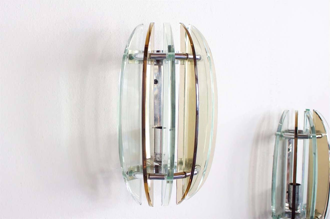 Pair of Italian Veca Sconces