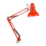 Orange Adjustable Achitect Table Lamp by Luxo, 1970s