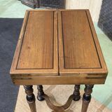1950s walnut chess table