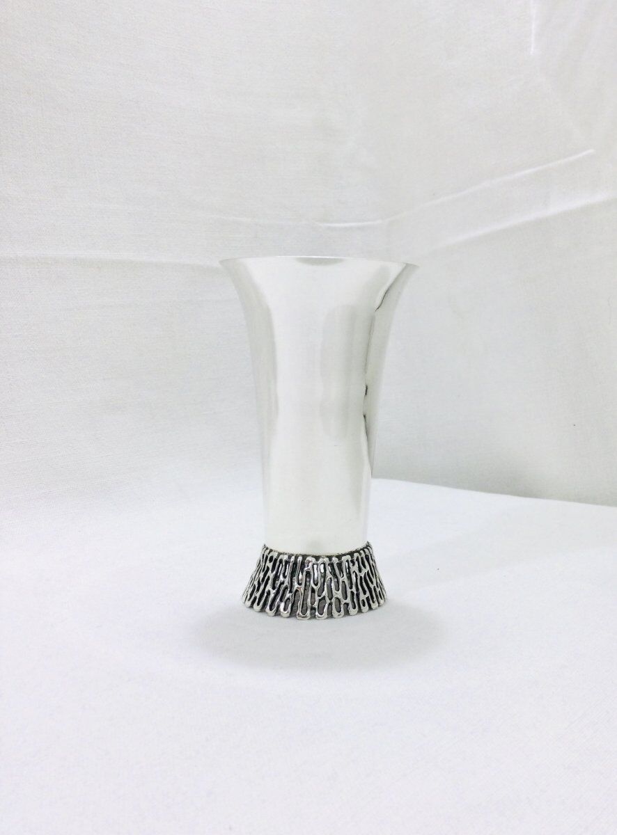 Timbale en argent et vermeil Israel