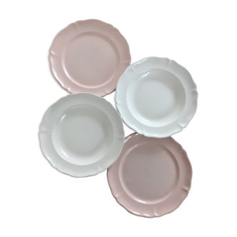 Assiettes rose & crème Villeroy & Boch