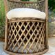 Wooden throne chair - circa 1960.