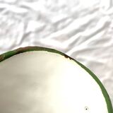 Vintage pitcher in green enameled sheet metal