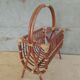 Magazine holder - vintage rattan magazines