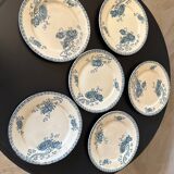 6 assiettes Sarreguemines