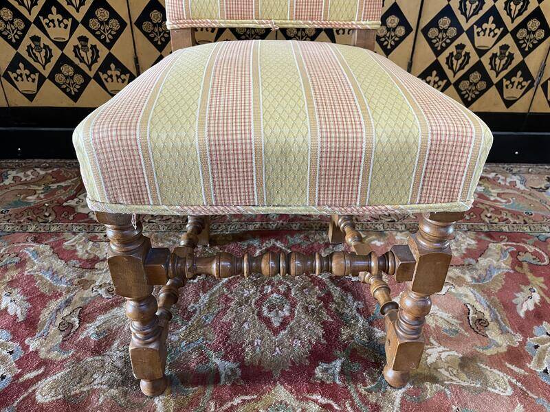 Set of 6 Louis XIII style chairs