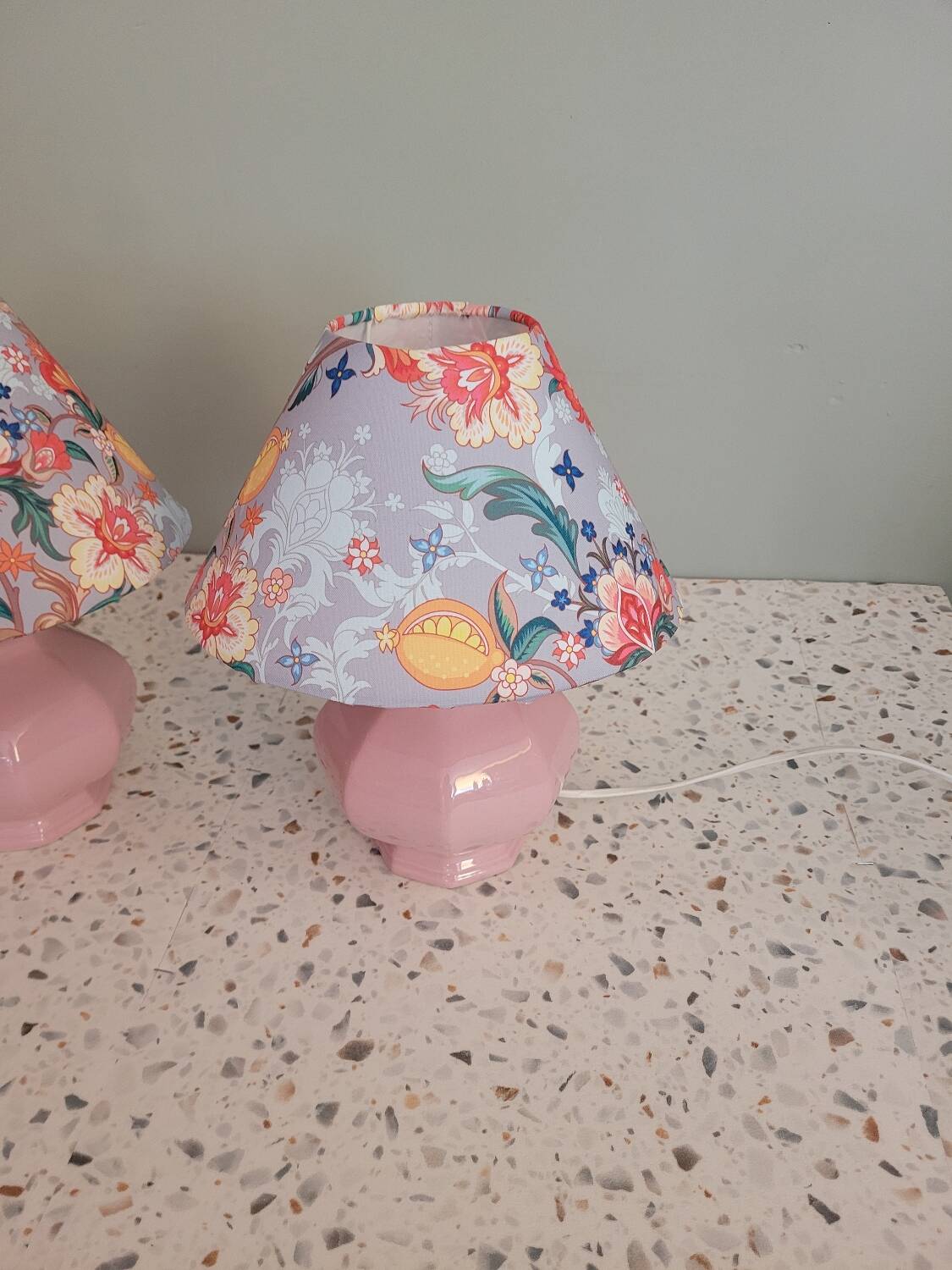 Vintage bedside lamps