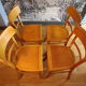 Suite 4 vintage bistro chairs